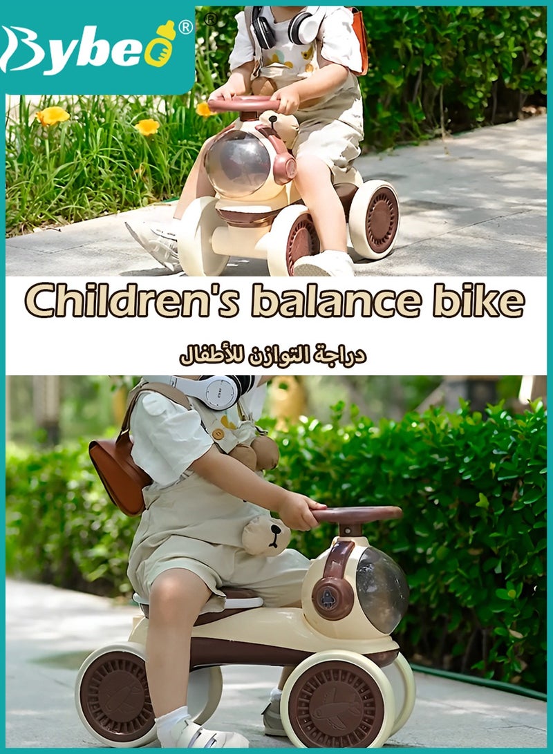 بيبو سيارة ركوب للأطفال، سيارة أرجوحة للأطفال، سيارة متأرجحة للأطفال، سيارة تويستر السحرية، دراجة توازن بأضواء وموسيقى، للصبيان والبنات من عمر 1 إلى 3 سنوات - Image 2
