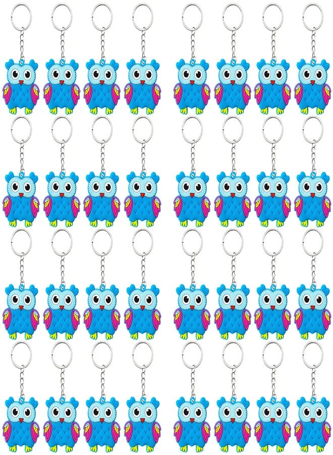 Elecrainbow 40 Pack Owl Keyring Pack Party Favor for Owl Lover, Guest Return Gift, Forest Animal Themed Party, Birthday - Image 2