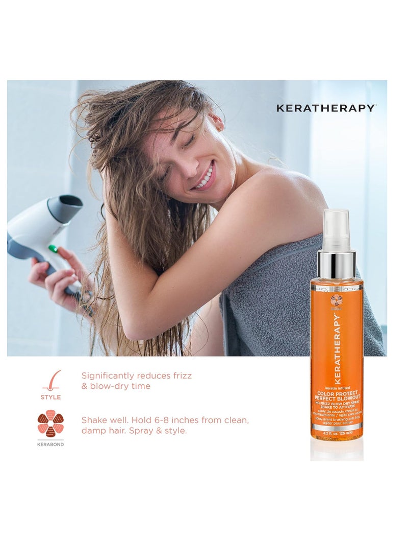 KERATHERAPY KERATHERAPY Keratin Infused Color Protect Shampoo, 33.8 fl. oz., 1000 ml - Gluten Free Color Protecting Shampoo for Color Treated Hair with Kerabond Technology, Red Raspberry Oil, Omega 3 & 6  - Image 3