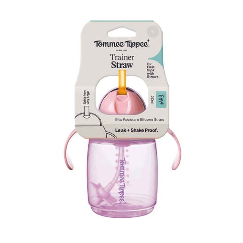 Trainer Straw Cup, Easy-Hold, 240ml, 6 Months+, Assorted Colours