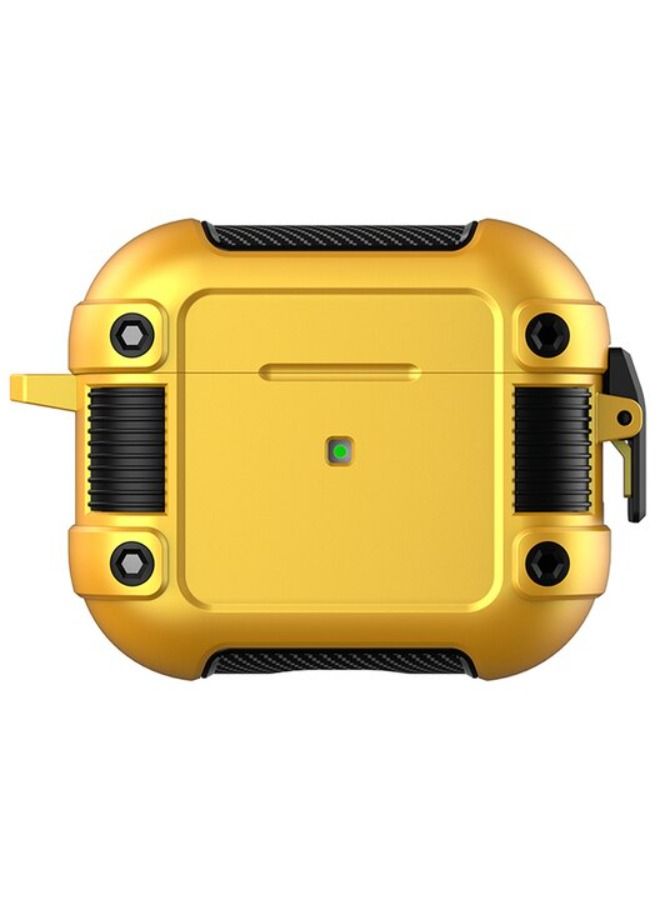 ACLIX For Apple AirPods 3rd 2021 Shockproof Switch lock Earphone Case Yellow