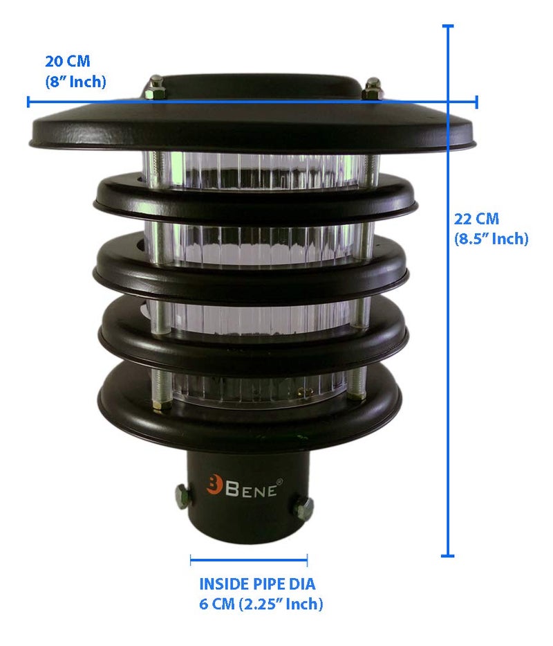 BENE Zauber Garden Light Black 20 Cms Pack of 2 Pc - Image 4