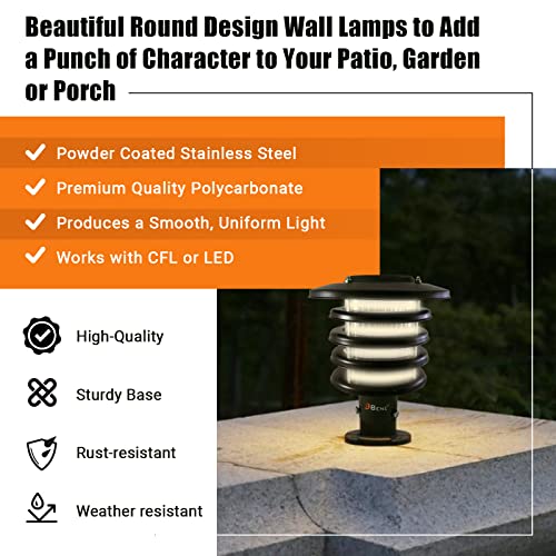 BENE Zauber Garden Light Black 20 Cms Pack of 2 Pc - Image 2