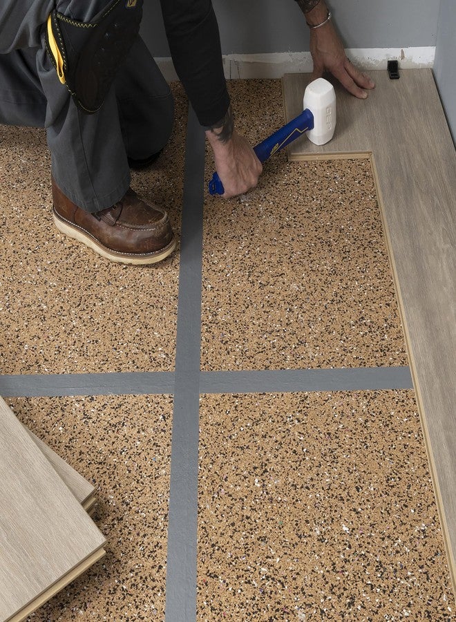 كيو إي بي مطرقة أرضيات مطاطية احترافية من QEP، وزن ١٦ أونصة، بمقبض بلاستيكي بطول ١١.٥ بوصة - Image 2