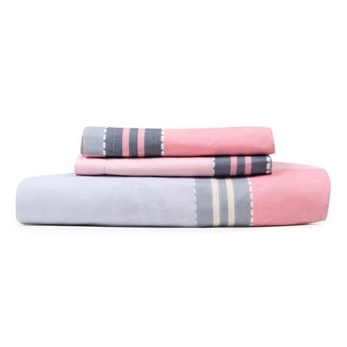 Nivasam Cotton Feel Glace Cotton Elastic Fitted Printed King Size Double Bed Bedsheet with 2 Pillow Cover(72"x78") 300-350 threadcount (Design9) - Image 4