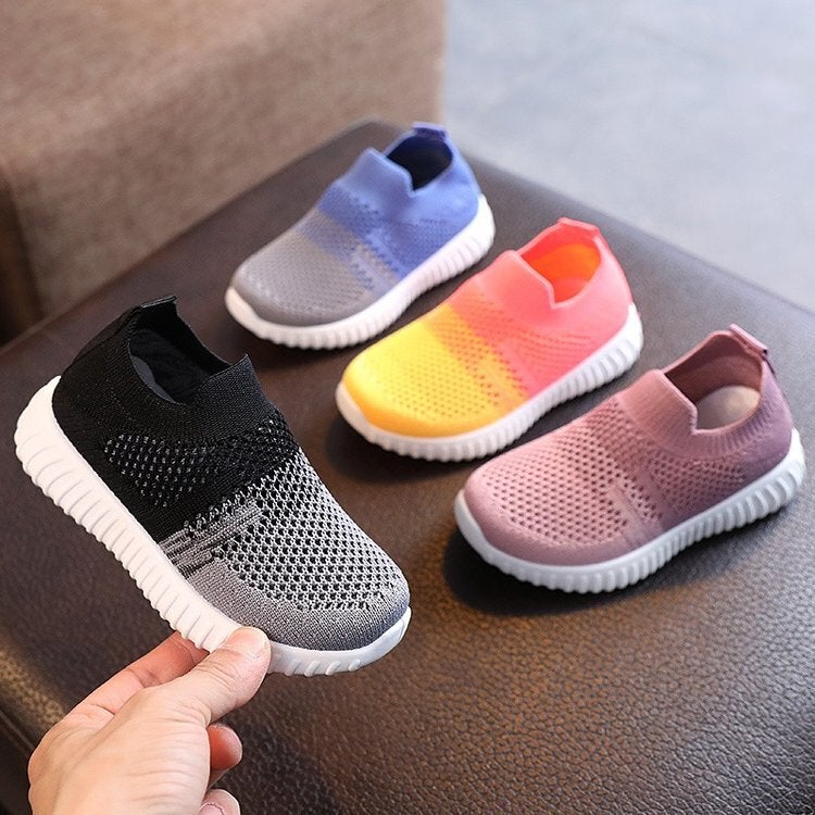 Mesh Sneakers Lightweight Flexible Sole Walking Shoes For Kids Indoor And Outdoor Activities - Image 2