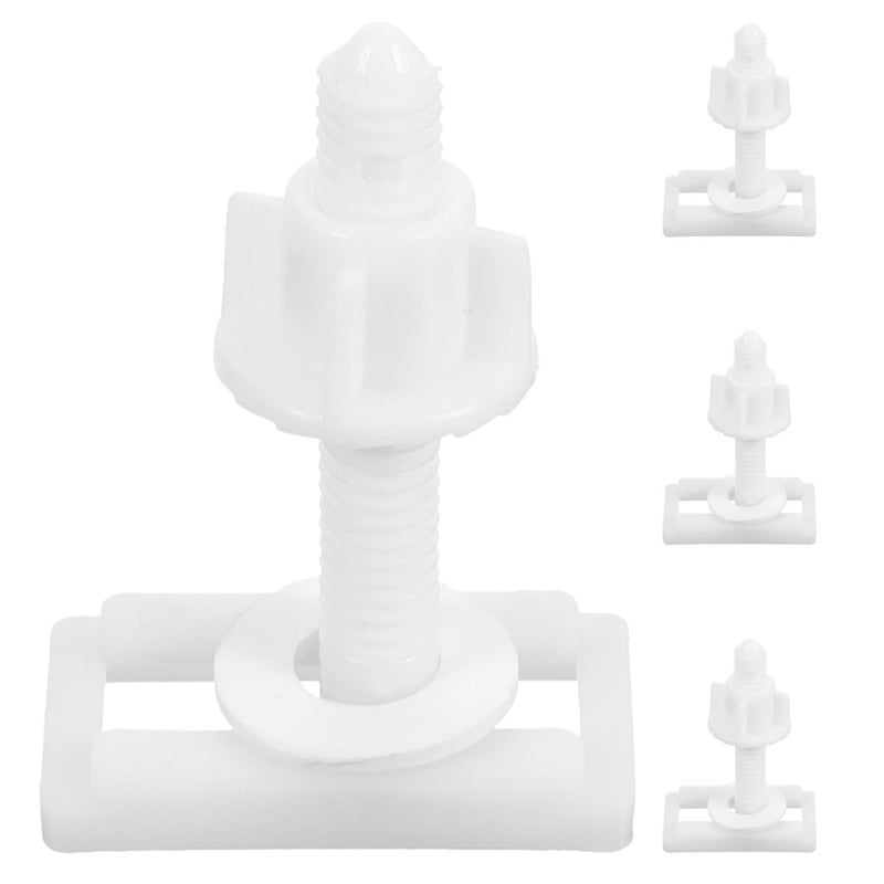 Heavy Duty Toilet Seat Lid Screws And Bolts Kit 4PCS With Nuts And Washers For Replacement Repair - Image 2