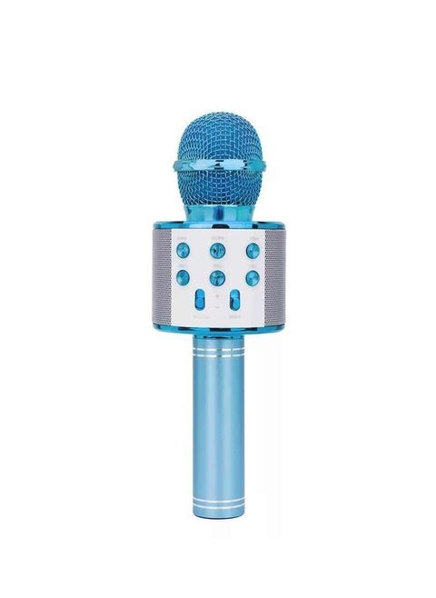 Bluetooth wireless karaoke mike with speaker - Multicolor