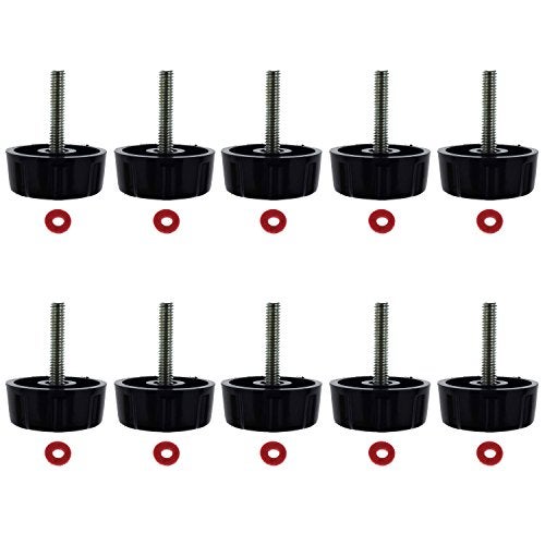 Kasteco 10 Pack Screws Nuts Caps for Fishing Spinning Reels Knob Power Handle Grip - Image 1