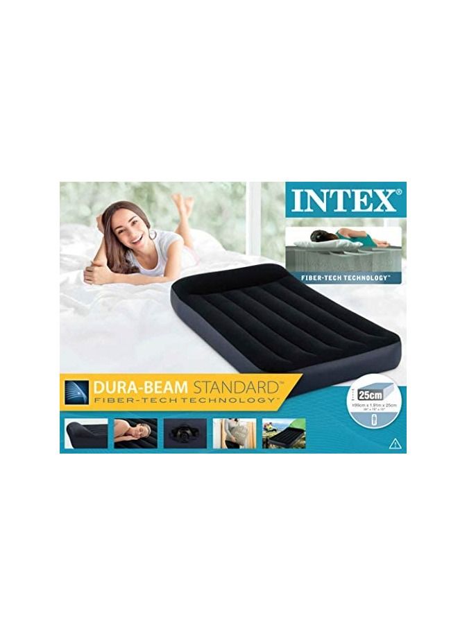 Intex Twin Dura Beam Pillow Rest Classic Airbed - Image 1