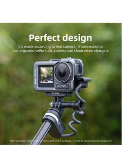 TELESIN Aluminium Alloy Frame Case For DJI ACTION 4 3 Metal Cage Quick Release Mount with Cold Shoe Full Protective Frame Case  - Image 3