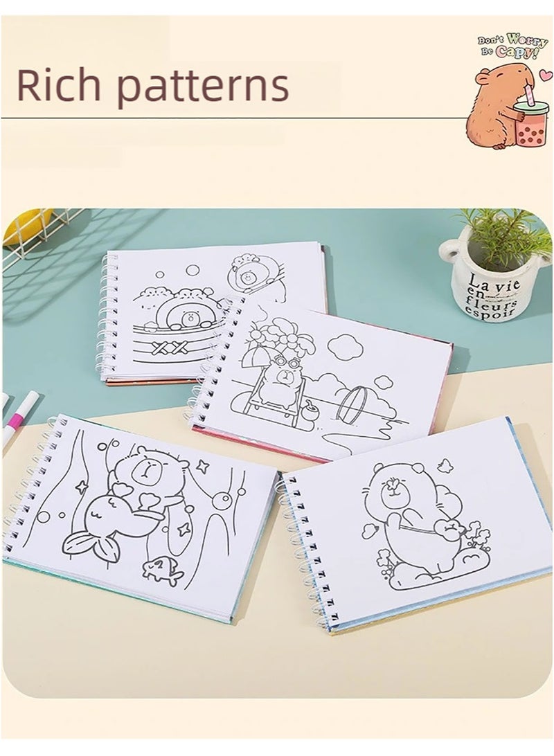 ZEPONOVA Coloring Book, 47 pages Drawing Book Children's Doodle Book, Drawing & Painting Supplies, Unleash Creativity Perfect for School, Students, Stationery, and Learning Supplies - Image 3