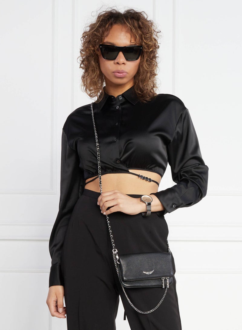 ZADIG & VOLTAIRE Leather messenger bag - Image 2