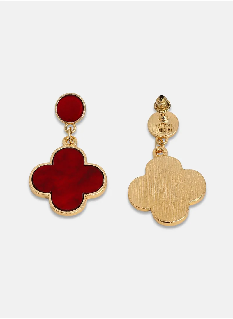 سوهي Contemporary Artificial Stones Drop Earrings