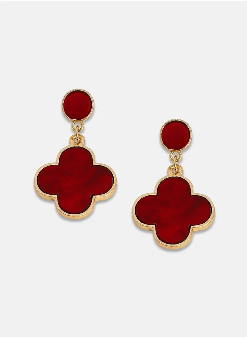 سوهي Contemporary Artificial Stones Drop Earrings