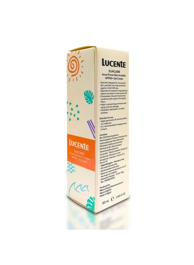 Lucente Suncare  Acne Prone Skin Invisible SPF 50+ - 50ml  - Image 2