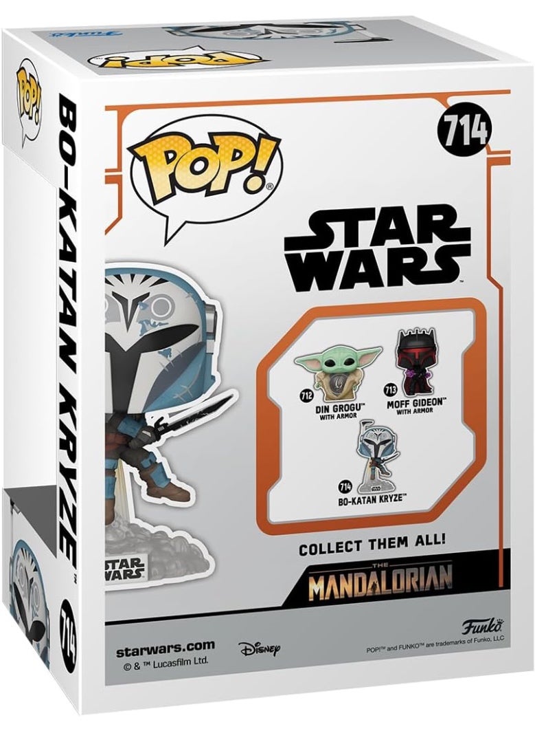 Funko Pop! Star Wars: The Mandalorian - Bo-Katan With Darksaber​ and Jet Pack - Collectable Vinyl Figure - Gift Idea - Toys for Kids & Adults - TV Fans - Image 3