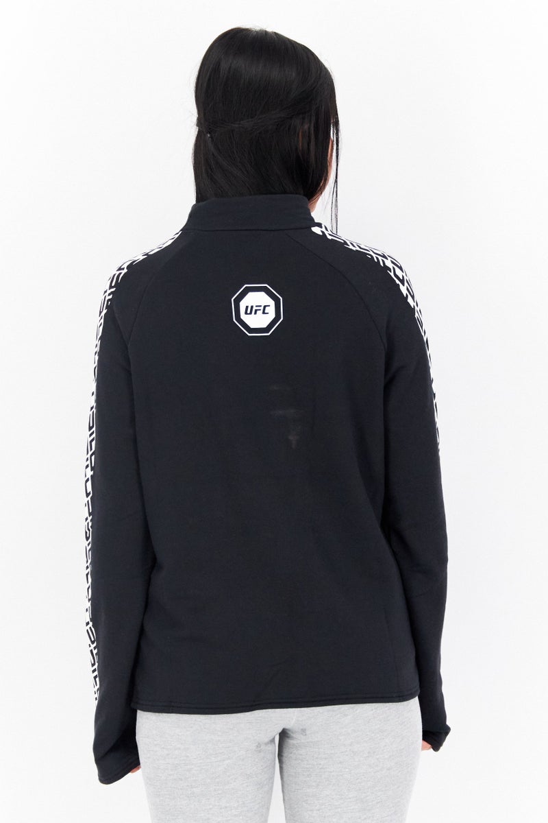 Ufc Women Sportswear Fit Long Sleeves Running Sweatshirt, Black - Image 3