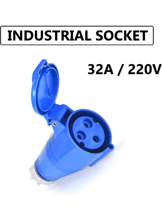 melfi 3 Pole Industrial Plugs and Sockets: Powering Heavy Machinery and High-Power Equipment Across Diverse Applications (32A SOCKET)  - Image 2