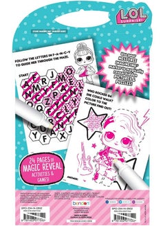 Bendon كتاب تلوين مجاني مكون من 20 صفحة من L.O.L. Surprise! Imagine Ink Mess مع قلم تلوين Mess Free Marker 46004  - Image 3