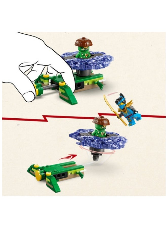 LEGO NINJAGO Nya vs. Elemental Monster Spinner Building Set - Image 3