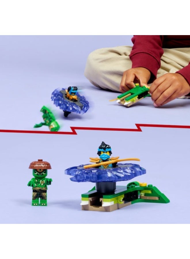 LEGO NINJAGO Nya vs. Elemental Monster Spinner Building Set - Image 5