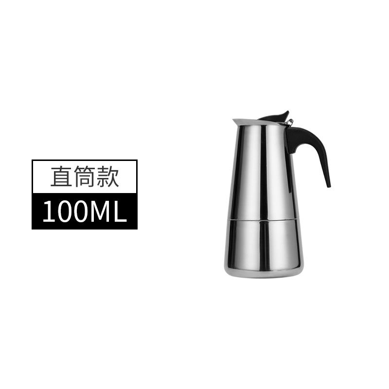 Stainless Steel Coffee Pot Mocha European Espresso French Coffee Pot - Image 1