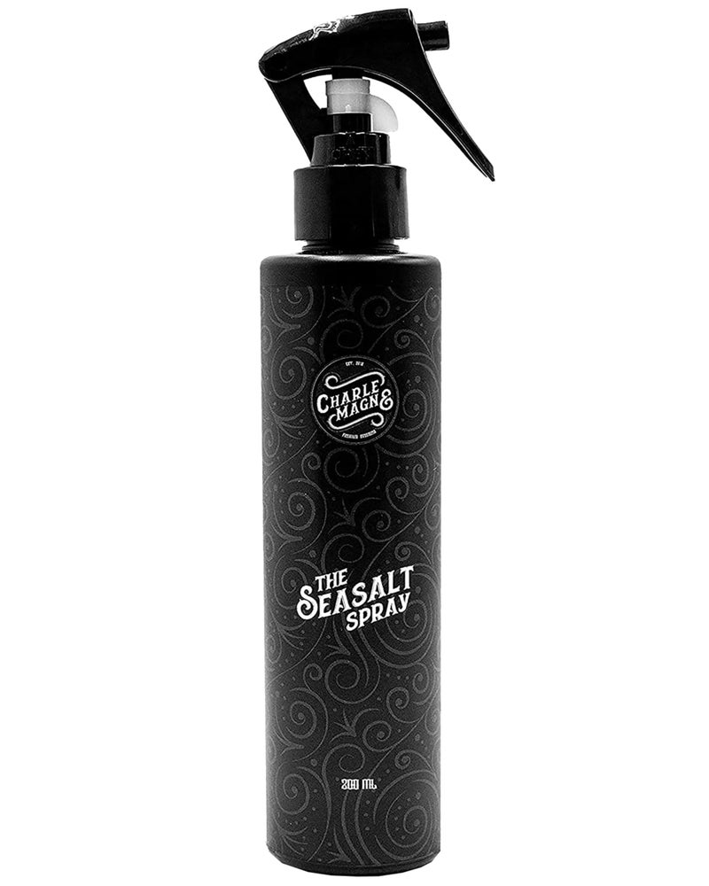 Charlemagne Sea Salt Spray for Men - Salt Water Texture & Volume Spray for Men’s Beach Waves & Curls with Heat Protection 200 ml - Made in Germany - Image 1
