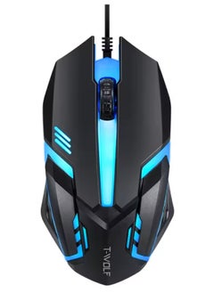 T-WOLF 5in1 Gaming Keyboard Whit Mouse pad Mouse Gaming Headset Wired Led Rgb Backlight Bundle For Pc Gamers And Xbox and PS4 TF850  - Image 4