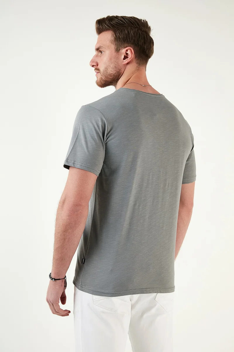 Buratti Cotton Slim Fit Crew Neck T Shirt Men's T Shirt 59020001