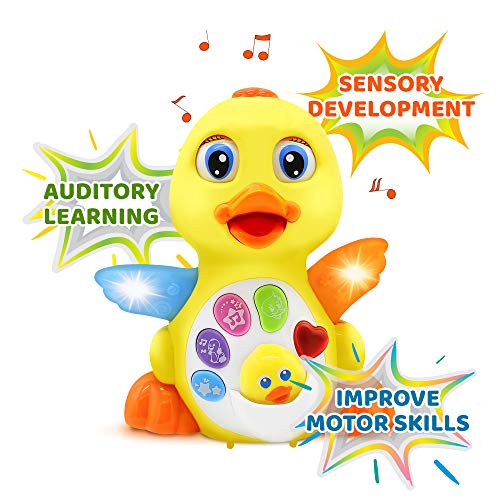 Stone and Clark Dancing Duck w/Lights and Music – Toddler Learning & Crawling Baby Toys – Baby Musical and Light up Toys for 1 Year Old Boy & Girl - Image 2