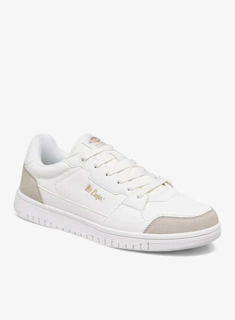 Lee Cooper Men's Panelled Sneakers with Lace-Up Closure