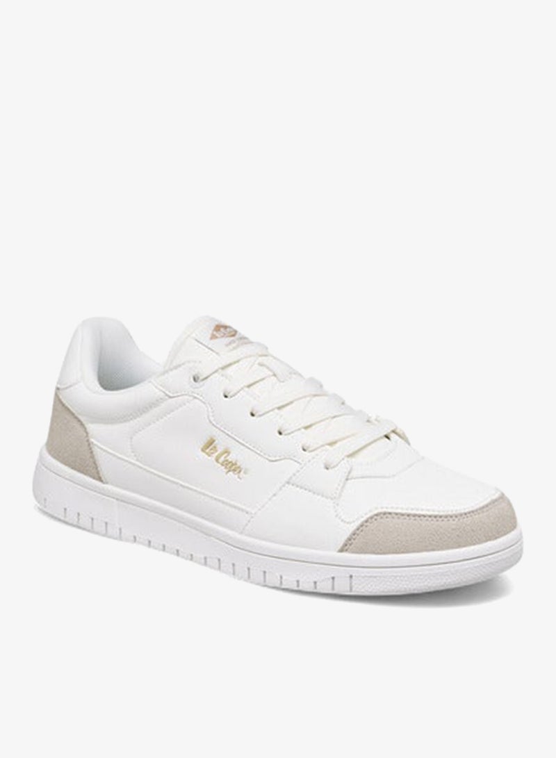 Lee Cooper Men's Panelled Sneakers with Lace-Up Closure - Image 2