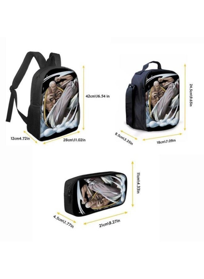 عام أحدث نموذج عالمي من الكرتون طباعة ثلاثة قطعة حقيبة مجموعة ( الطلاب ، الأطفال ، الأصدقاء ، نزهة ، تسلق الجبال ، الخ . ) - Image 4