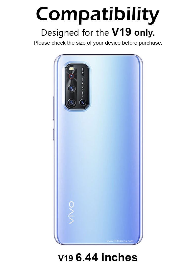 ملبوس واقٍ للشاشة لهاتف فيفو V19 زجاج صلب بقوة 9H، تركيب سهل خالٍ من الفقاعات، تغطية كاملة، مقاوم للخدوش وحساس للمس - Image 2