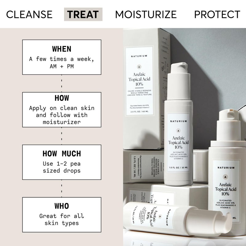 Naturium Azelaic Topical Acid 10% Jumbo, Face & Skin Care Beauty Treatment with Niacinamide & Vitamin C, 2 oz - Image 2