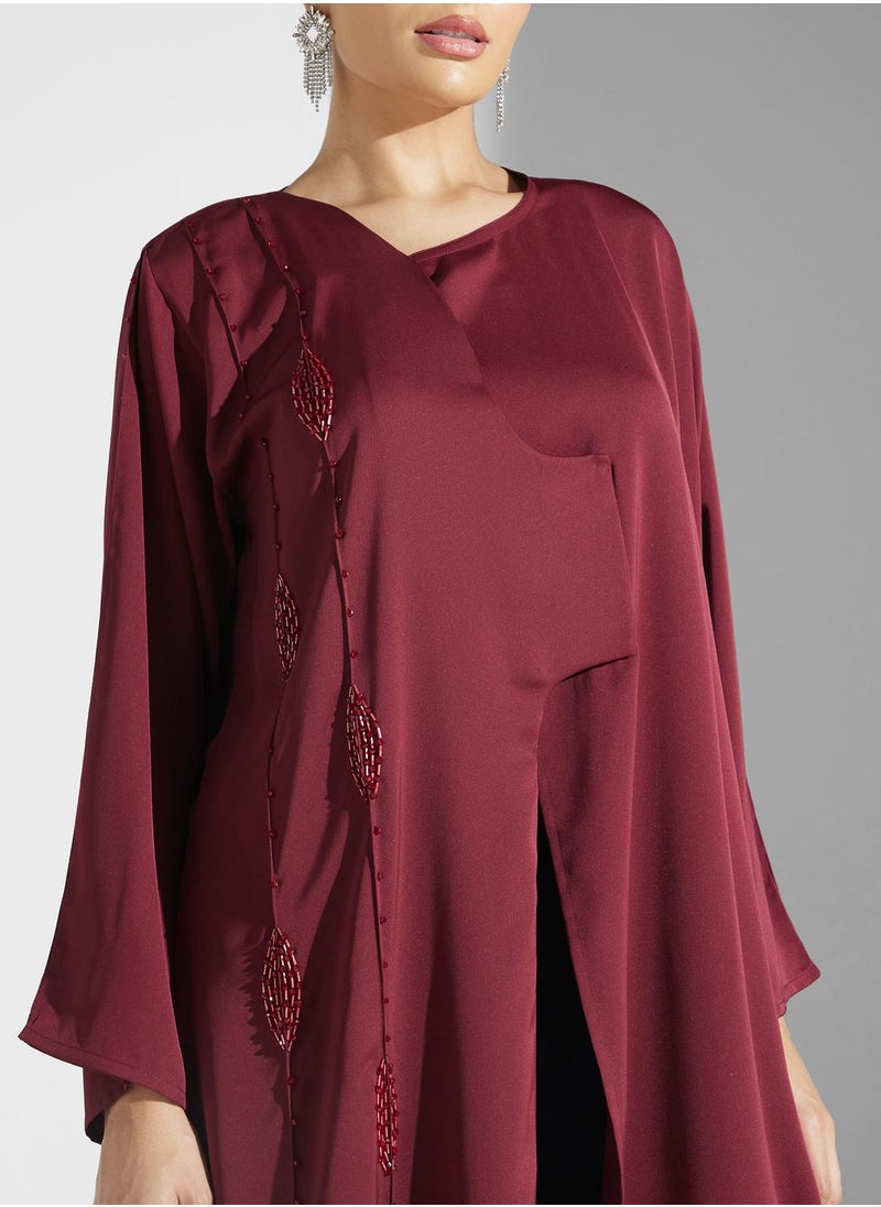 Khizana - Embellished Detail Abaya - Image 1