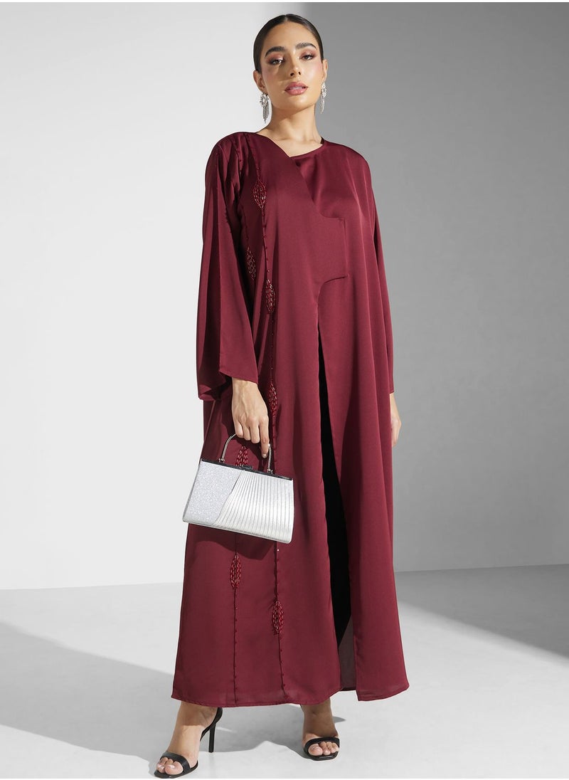 Khizana - Embellished Detail Abaya - Image 1