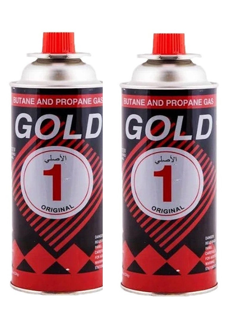 Generic 2 pcs  gas bottles and cylinders (Butane gas cylinder 220g)  - Image 1