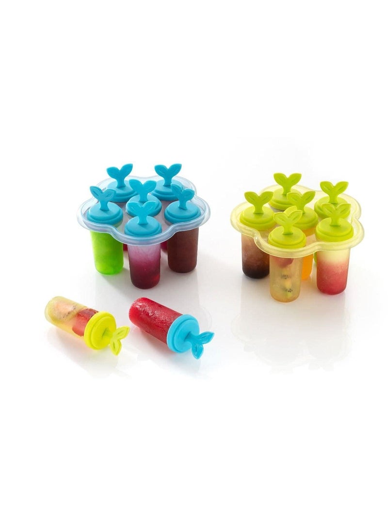 SBA PRIME SBA PRIME Ice Cream Candy Kulfi Maker Mould ice Stick Trays Classic Reusable Mould Pack of 2  - Image 3