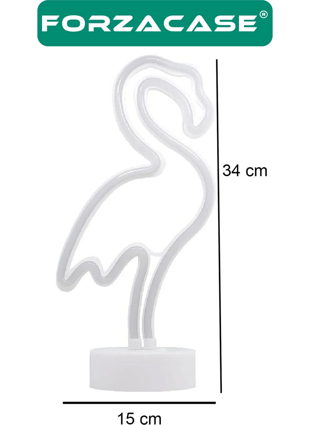 Forzacase USB Flamingo Neon LED Light Table and Night Lamp Decorative Lighting - FC247