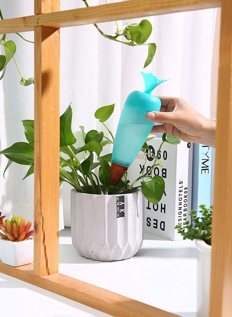 Y&D 4 Pcs Plant Watering Globes Plastic Self Spike Bulbs Automatic Drippers Irrigation Devices for Indoor Outdoor Plants Bottle Garden Drip System  - Image 3