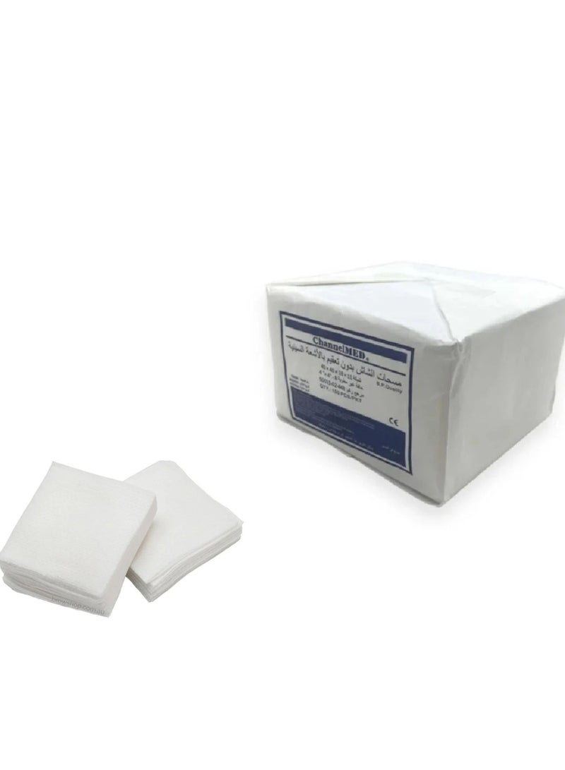 FOCUS Medical gauze, Mahalla, square, 7.5 cm * 7.5 cm, for covering wounds, and has a high capacity to absorb fluids. - Image 1