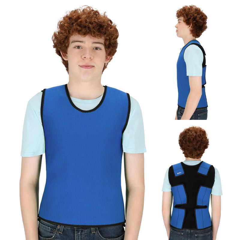 Special Supplies Special Supplies Sensory Compression Vest Deep Pressure Comfort Blue Large