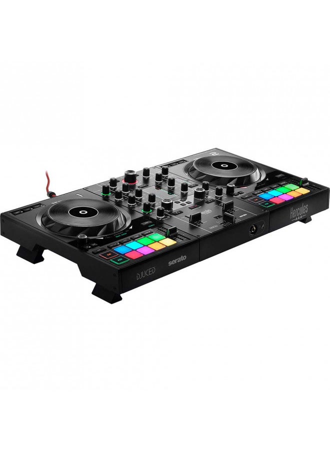 Hercules DJ - Hercules DJControl Inpulse 500 DJ Software Controller with Polsen HPC-A30-MK2 Monitor Headphones & Mini to 6' RCA Cable Bundle - Image 1