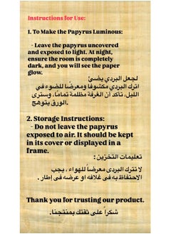 First grade blank papyrus for drawing, 5 sheets, size 20*30 cm  - Image 2