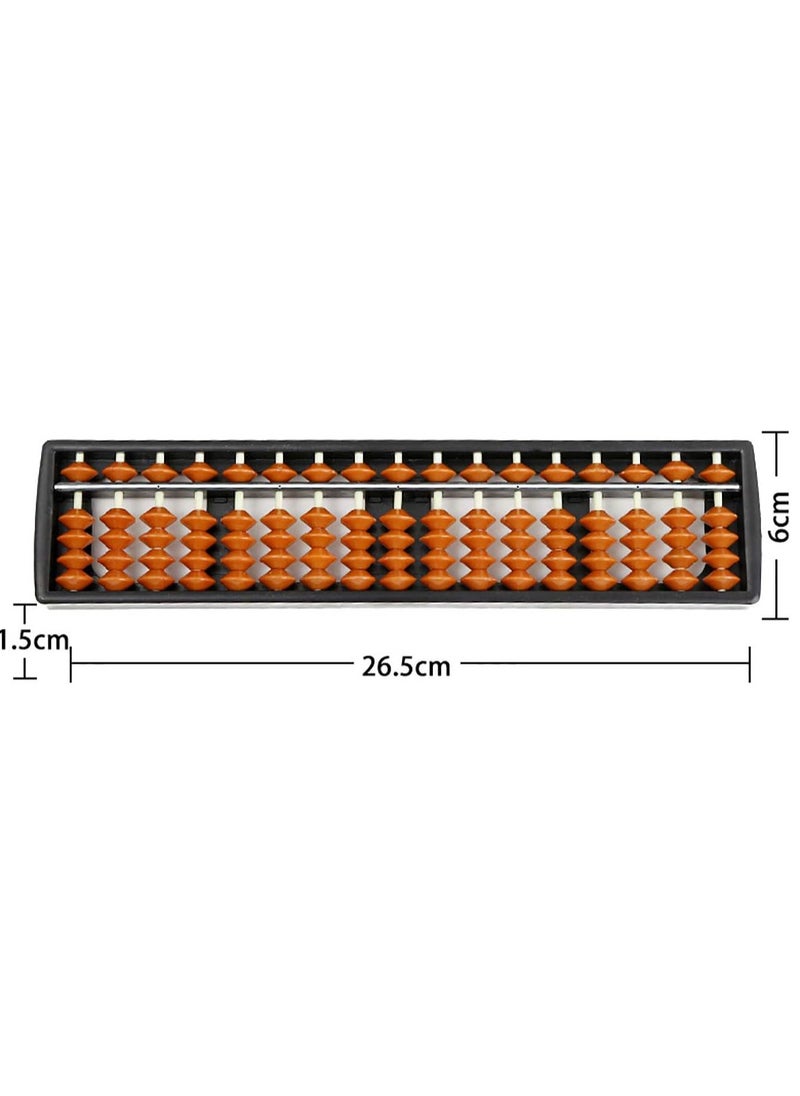null - Fyore Abacus Chinese Vintage 17-Digits Abacus Mathematical Soroban Children's Math Calculation Tool for Children Calculating and Arithmetic Mathematic Education - Image 1