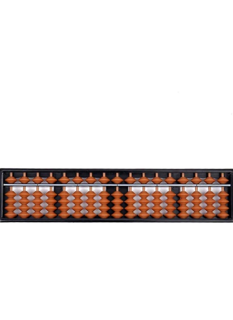 null - Fyore Abacus Chinese Vintage 17-Digits Abacus Mathematical Soroban Children's Math Calculation Tool for Children Calculating and Arithmetic Mathematic Education - Image 1