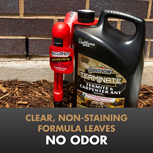 Spectracide Terminate Termite And Carpenter Ant Killer 1.33 Gallons, Includes AccuShot Sprayer - Image 4