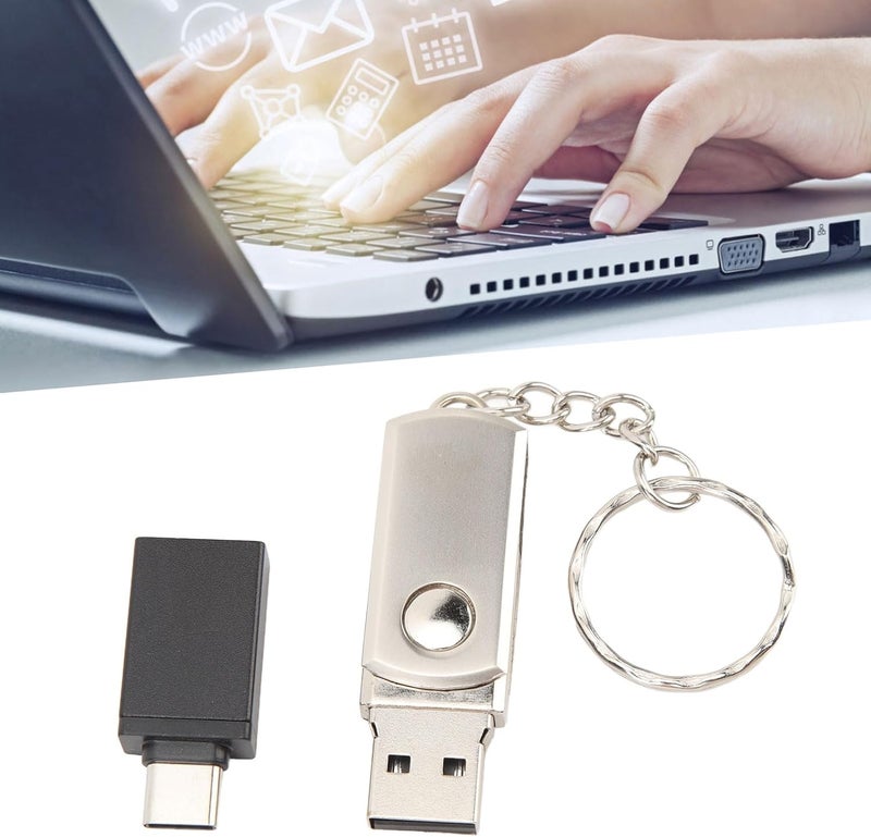 klarako USB Flash Drive 2.0 Adapter High Speed Thumb Drive 1.1 2.0 Durable Pen Drive Flash Memory USB Drive (64GB) - Image 2
